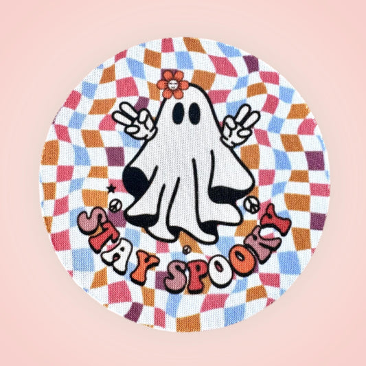 Stay Spooky Rubber Coaster