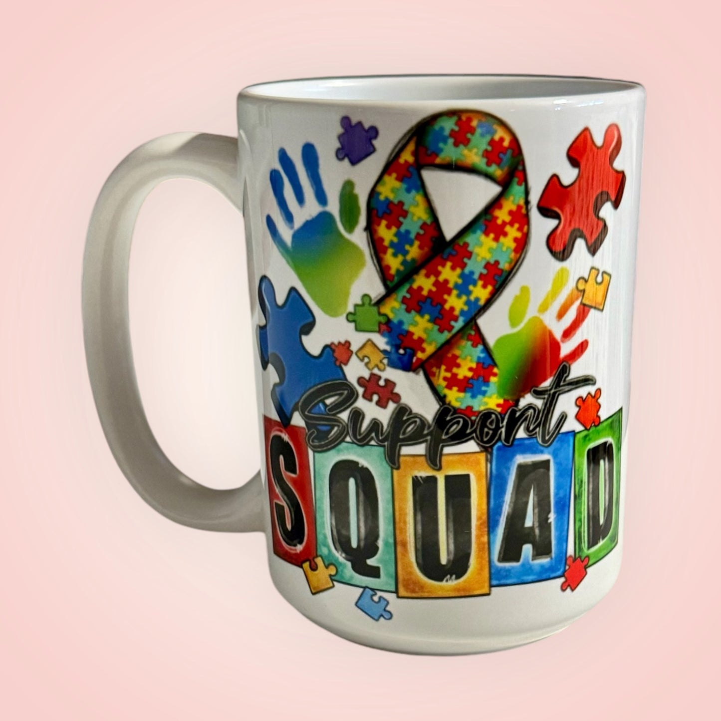 Support Squad 15 oz Ceramic Coffee Mug