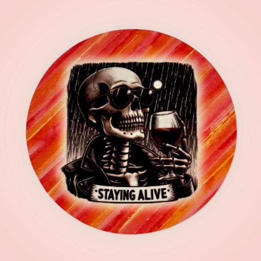 Staying Alive Skeleton Coaster