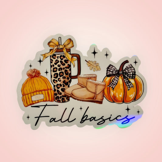 Vinyl Sticker (Fall basics)