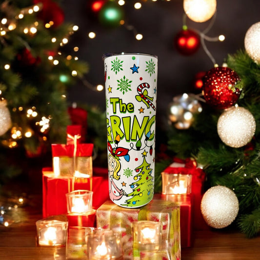 20oz Stainless Steel Tumbler (The Christmas)