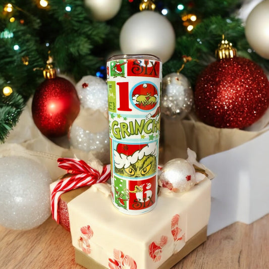 20oz Stainless Steel Tumbler (Christmas Countdown)