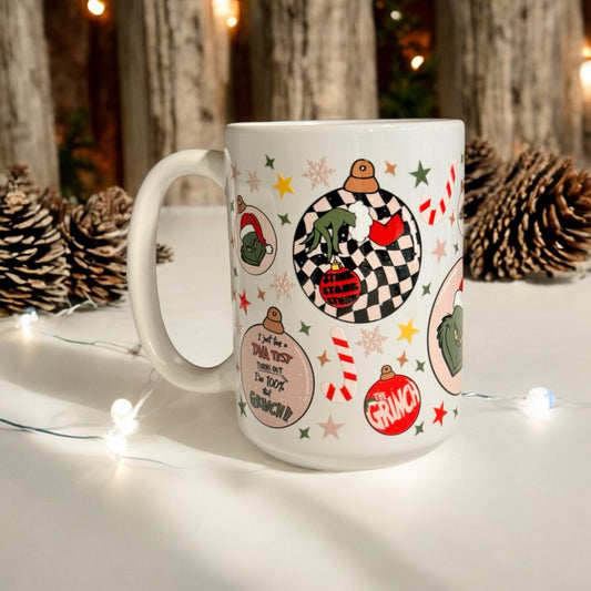 15oz Ceramic Coffee Mug (Christmas GRC)