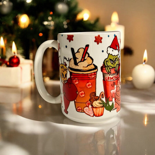 15oz Ceramic Coffee Mug (Christmas GRC)