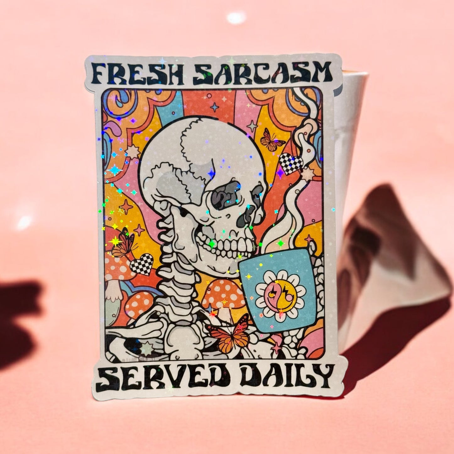 Vinyl Stickers Fresh Sarcasm Served Daily