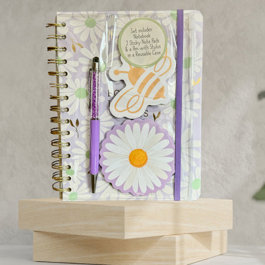 Journal Set with Pen and Sticky note pads